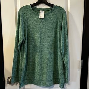 Heathered Evergreen Cozy Pullover | 2XL | NWT| Brand New | Soft & Stylish